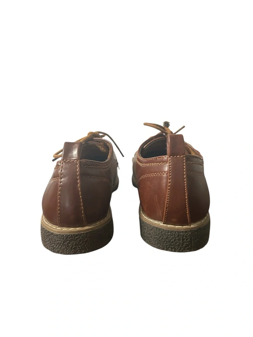 Deer Stags Boys' Zander Lace-up Dress Comfort Brown/Dark Brown - 5 1/2 Big Kid